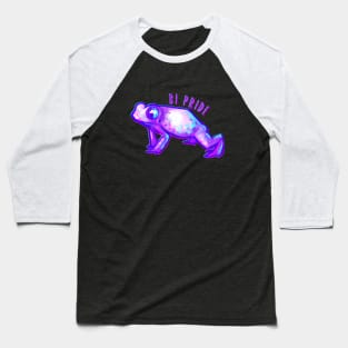 Bi Pride Frog Baseball T-Shirt